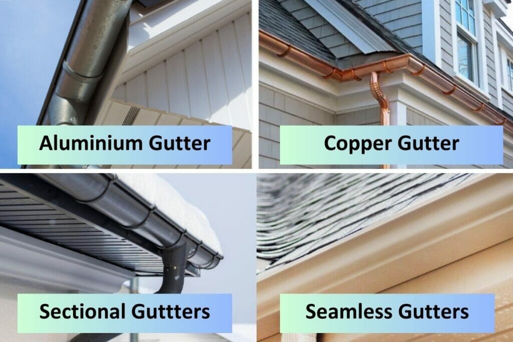 Types and Materials of Rain Gutters