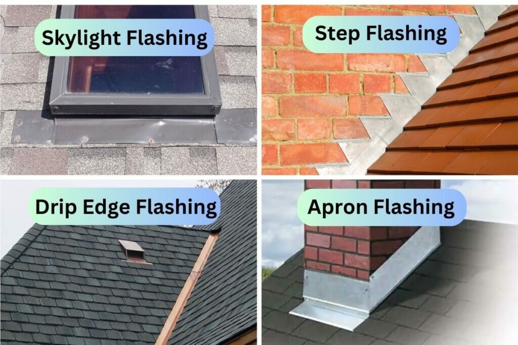 Types of roof flashing