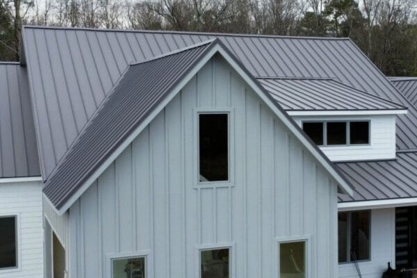 Dark Gray Metal Roof
