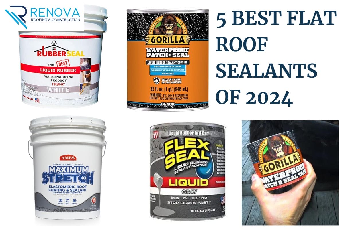 5 Best Flat Roof Sealants of 2024